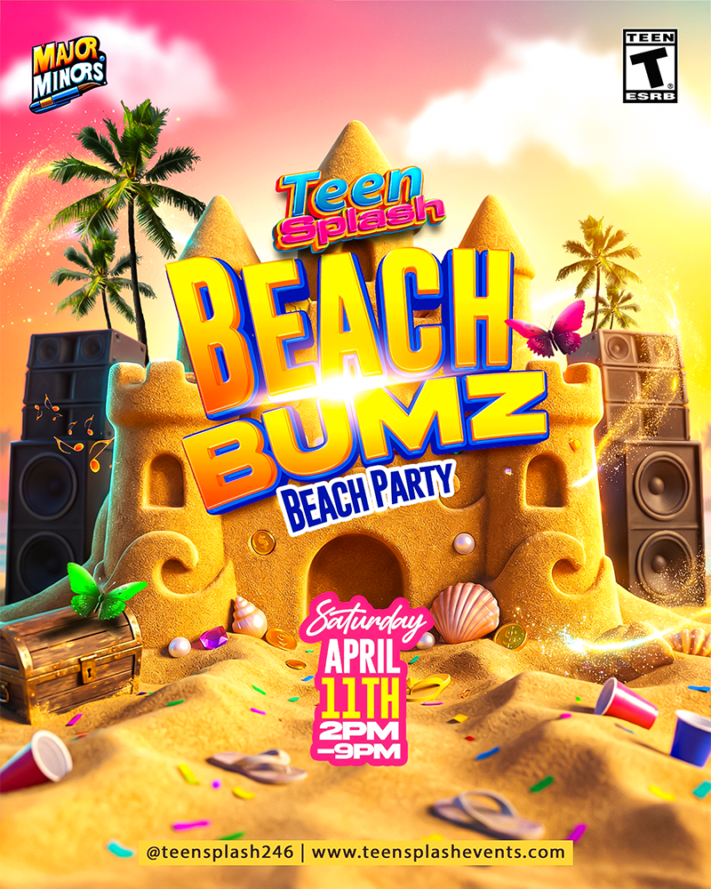 Teen Splash Beach Bumz flyer